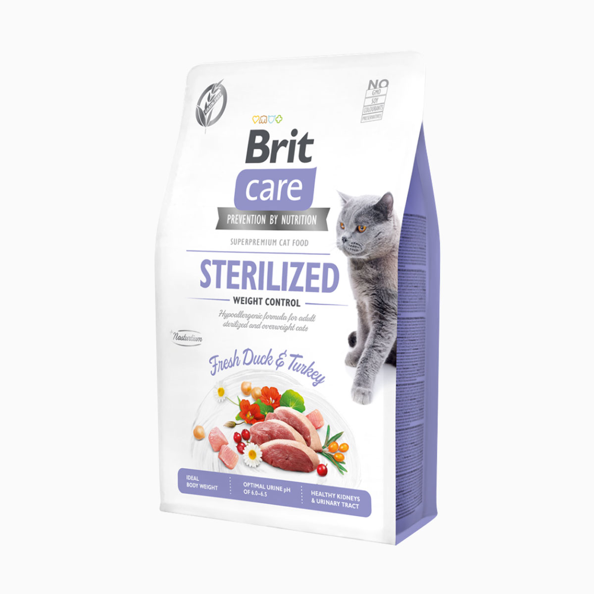 Brit-Care-Tahılsız-Sterilised-Light-Ördekli-Hindili-Kedi-Maması-2-Kg