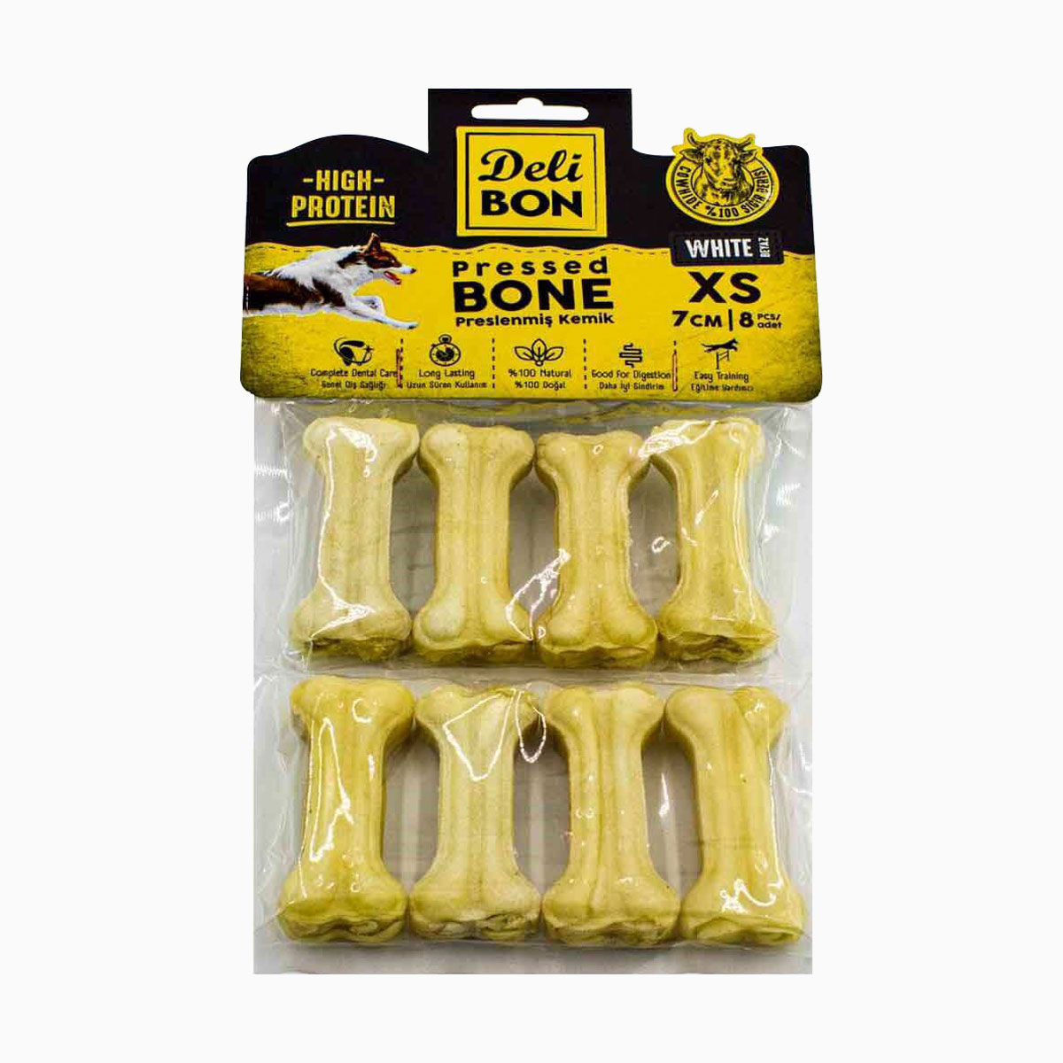 Deli-Bon-Deri-Pres-Kemik-7-cm-XS-Boy-8li-Paket-Beyaz
