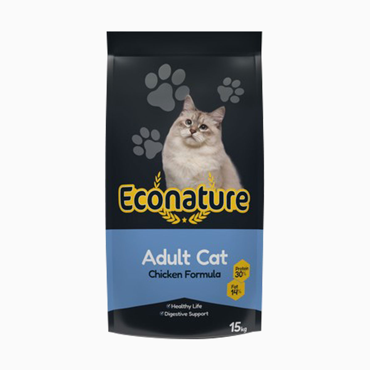 Econature-Yetişkin-Tavuklu-Kuru-Kedi-Maması-15-Kg
