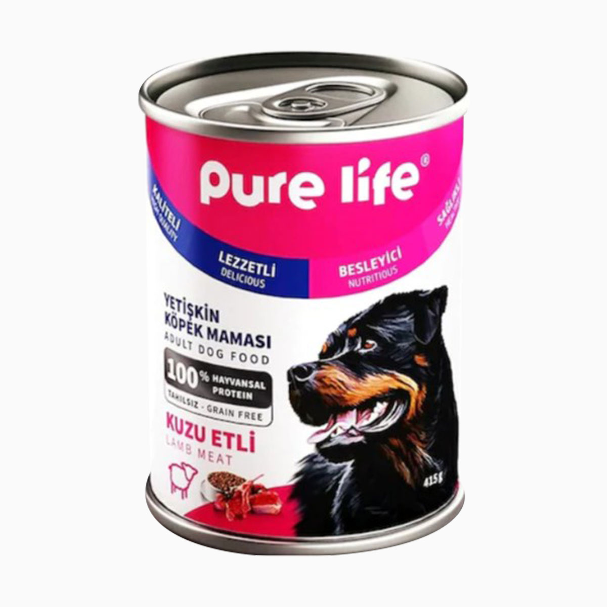 PURE-LİFE-KUZU-ETLİ-YETİŞKİN-KONSERVE-KÖPEK-MAMASI-415-GR