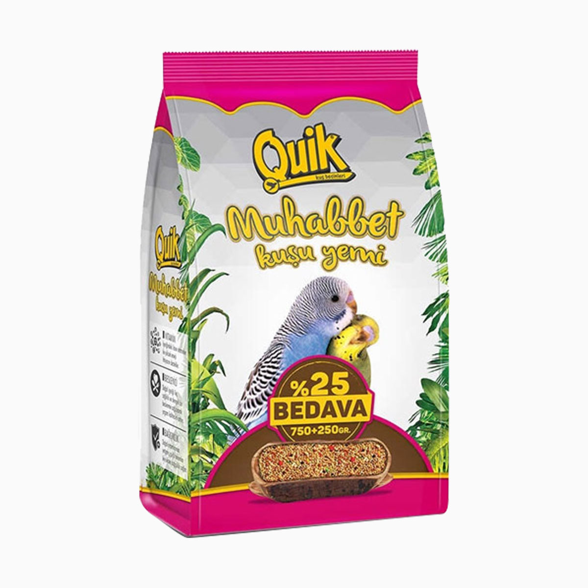 QUIK-MUHABBET-KUŞU-YEMİ-750-+-250-GR