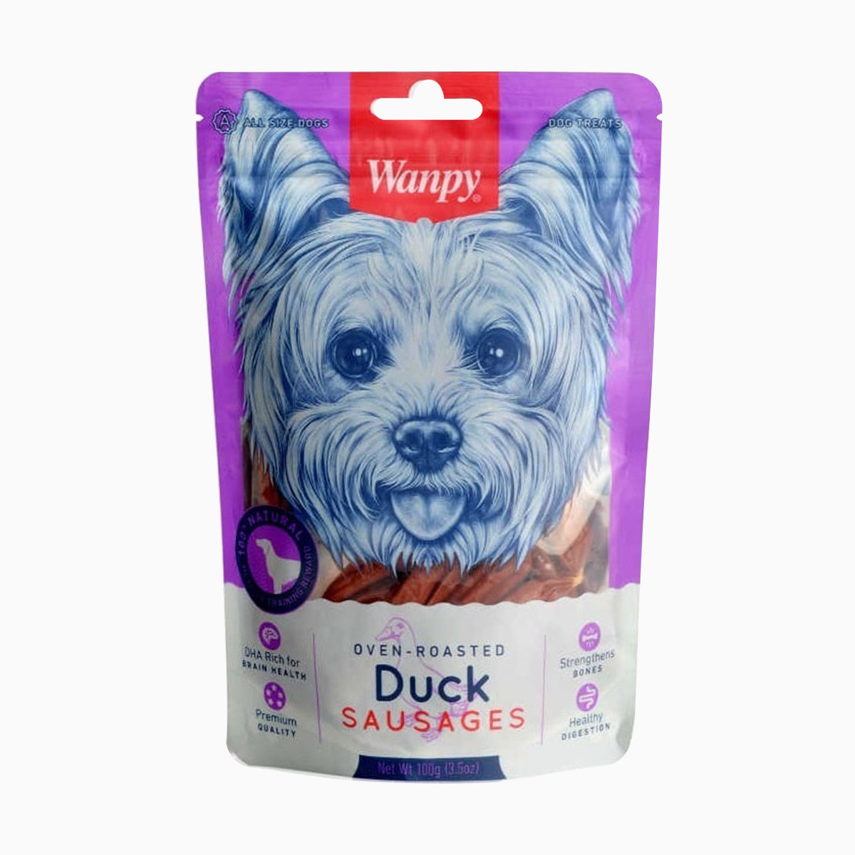 Wanpy-Ördek-Etli-Sosis-Köpek-Ödülü-100gr