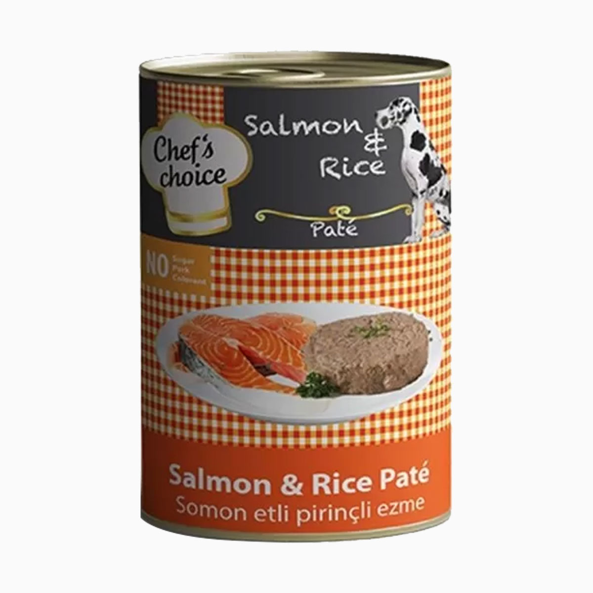 Chef's-Choice-Tahılsız-Somon-Balıklı-Ve-Pirinçli-Ezme-Köpek-Konservesi-400-Gr