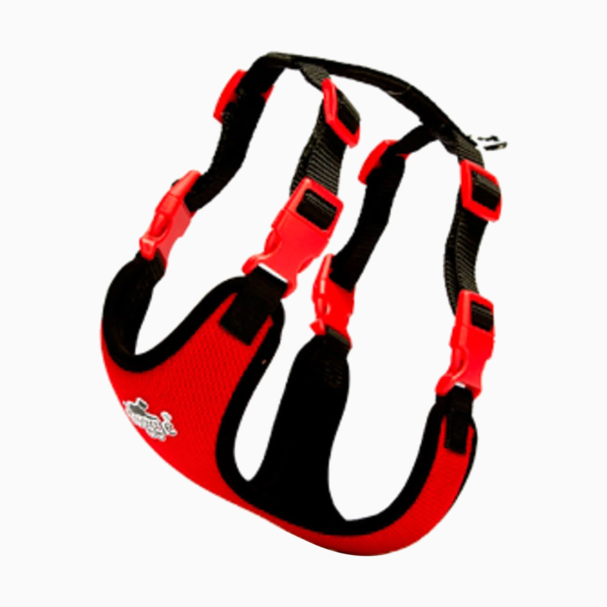 DOGGIE-Havalı-Köpek-Göğüs-Tasması-M---Kırmızı