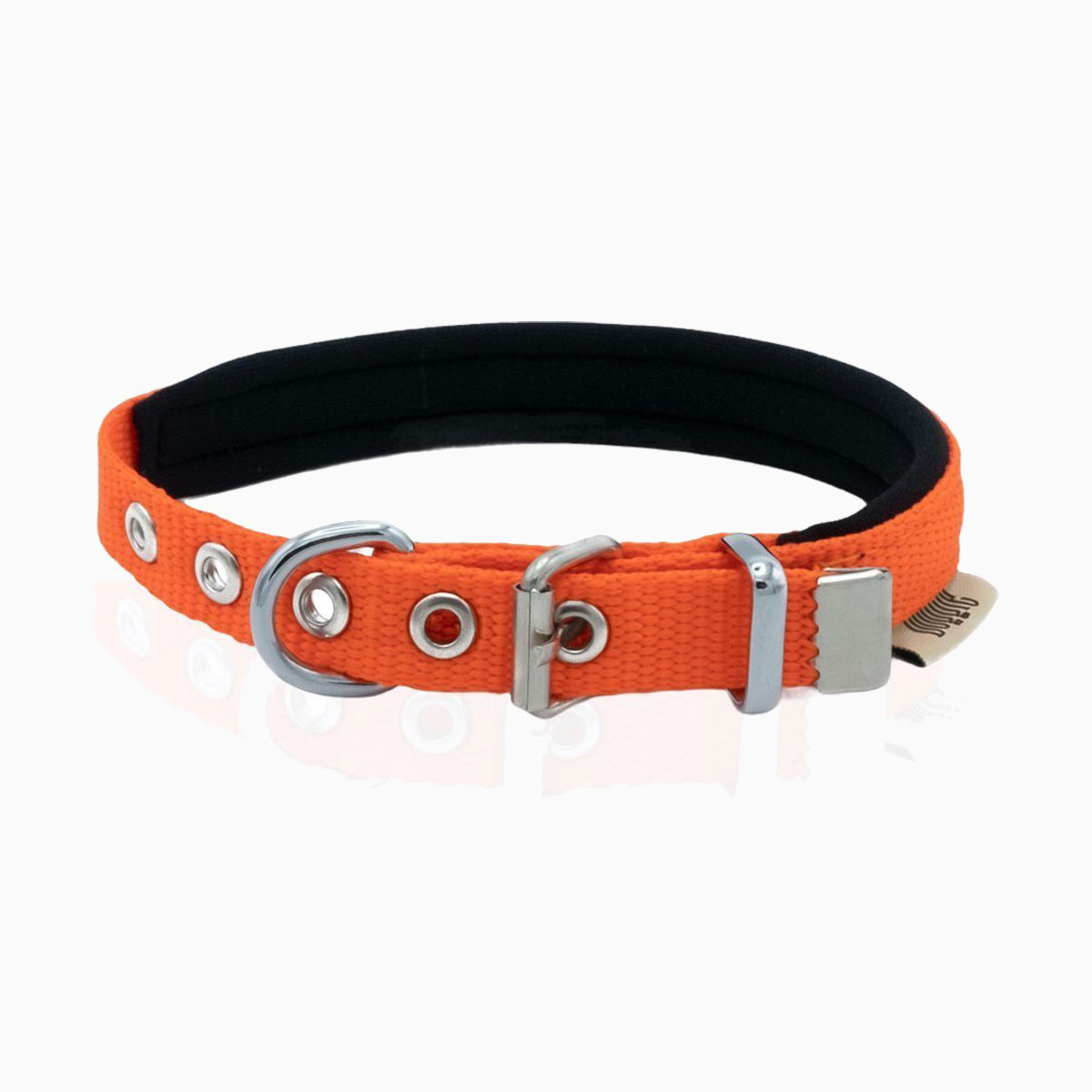 Doggie-Comfort-Yumuşak-Dokuma-Köpek-Boyun-Tasması-S-1.5x20-25cm-Turuncu